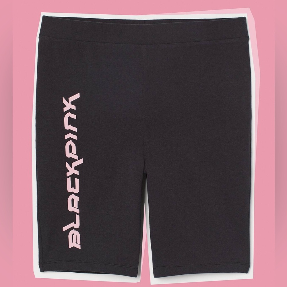H&M BLACKPINK biker shorts